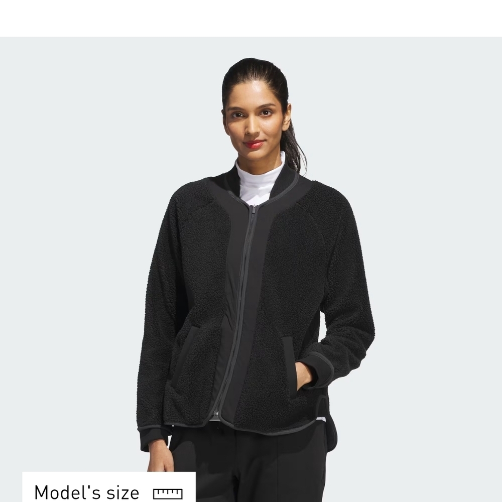 Adidas Women's Black Fleece Jacket M